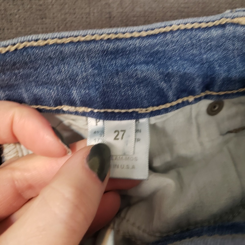 Pistola Jeans Womens Size 27 Mid Rise‎ Skinny - Picture 8 of 10